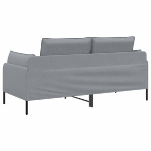 Καναπές 2 ατόμων Ανοιχτό γκρι 188 x 81 x 89 εκ. Ύφασμα