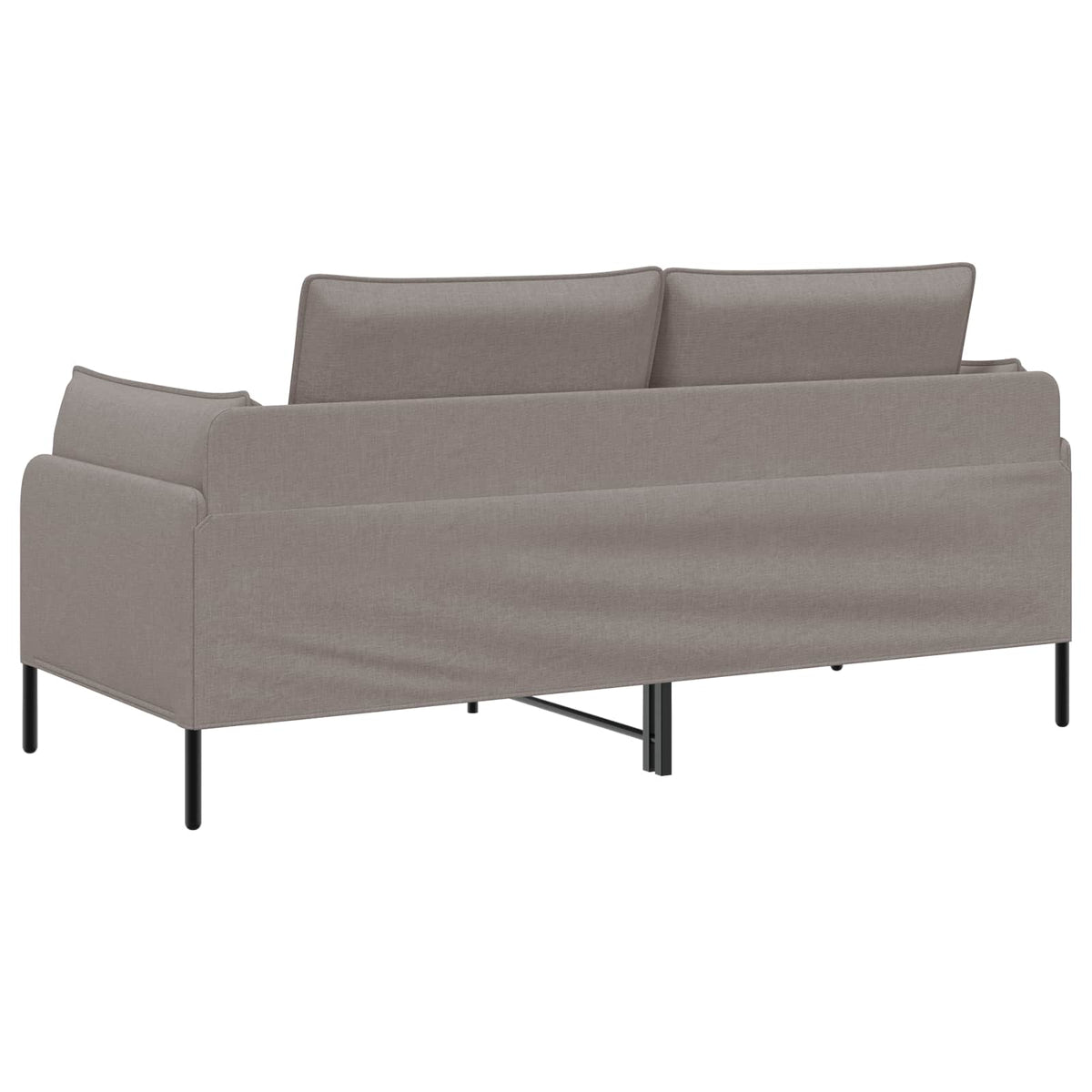 Καναπές 2 ατόμων Taupe 188 x 81 x 89 εκ. Ύφασμα