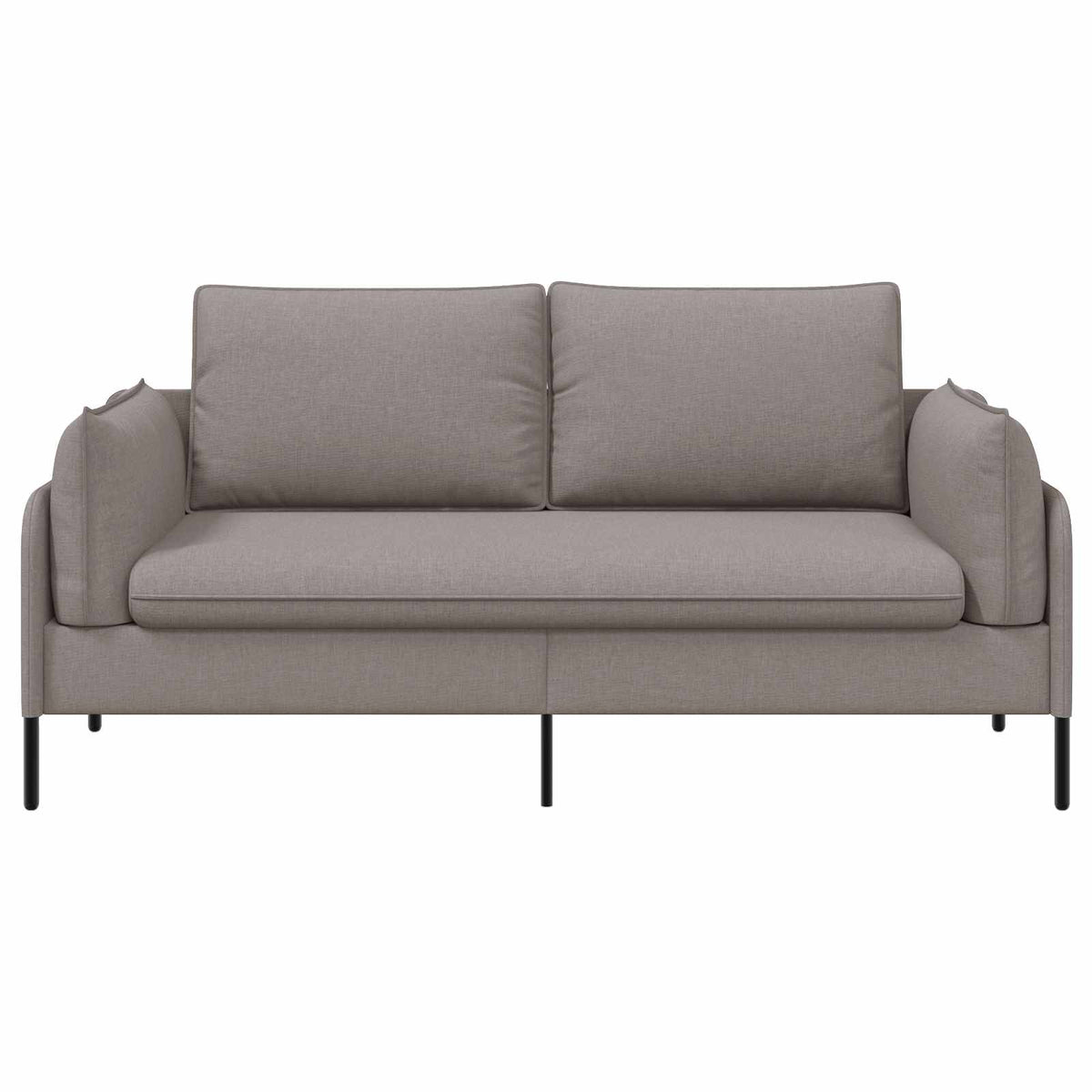 Καναπές 2 ατόμων Taupe 188 x 81 x 89 εκ. Ύφασμα