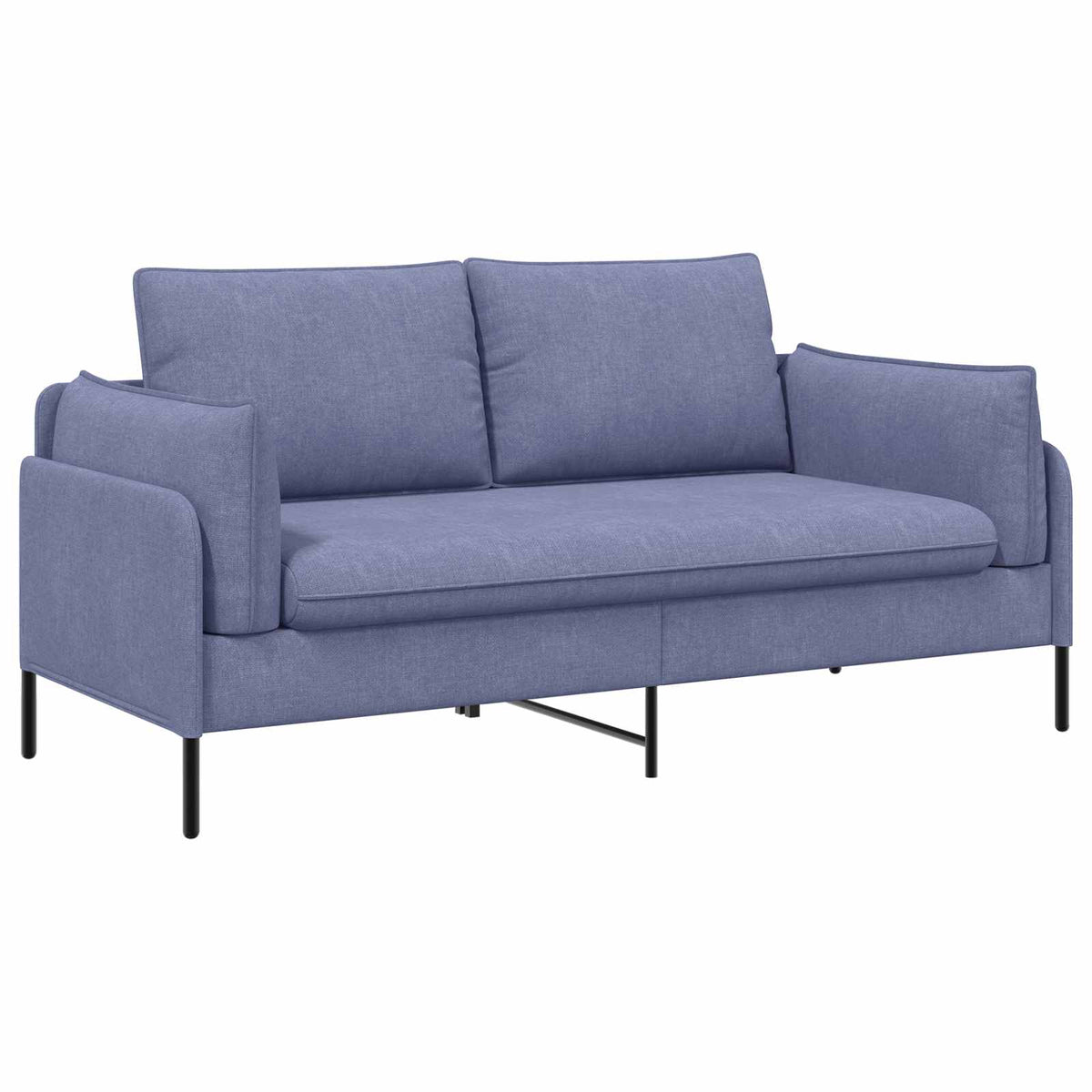 Καναπές 2 ατόμων Μπλε τζην 188 x 81 x 89 εκ. Ύφασμα