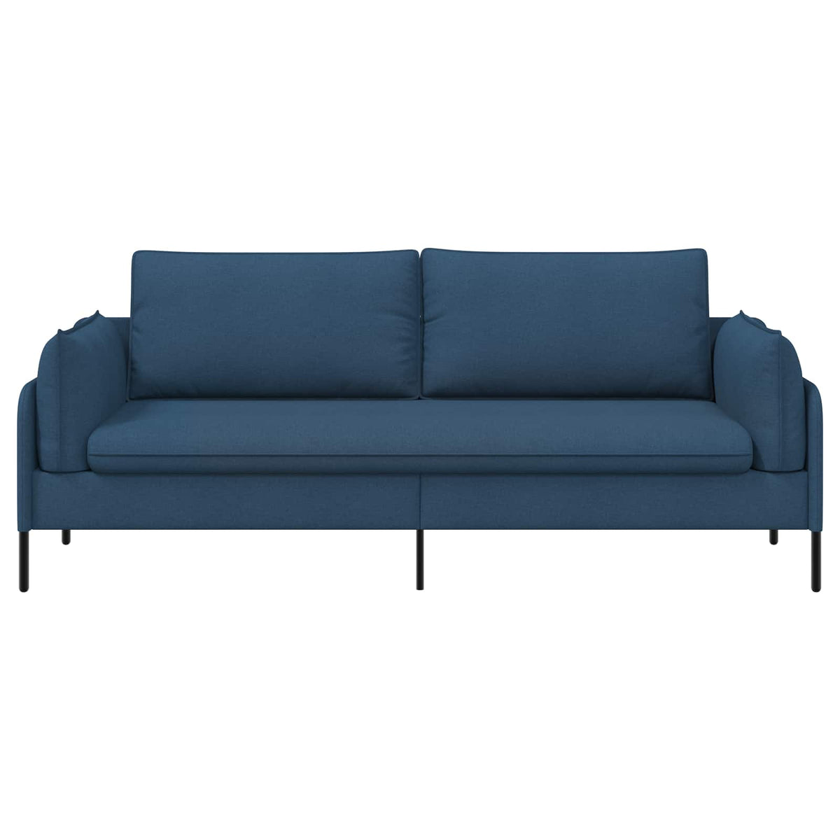 3-Θέσιος καναπές Μπλε 222 x 81 x 89 εκ. Ύφασμα - Pakobazaar