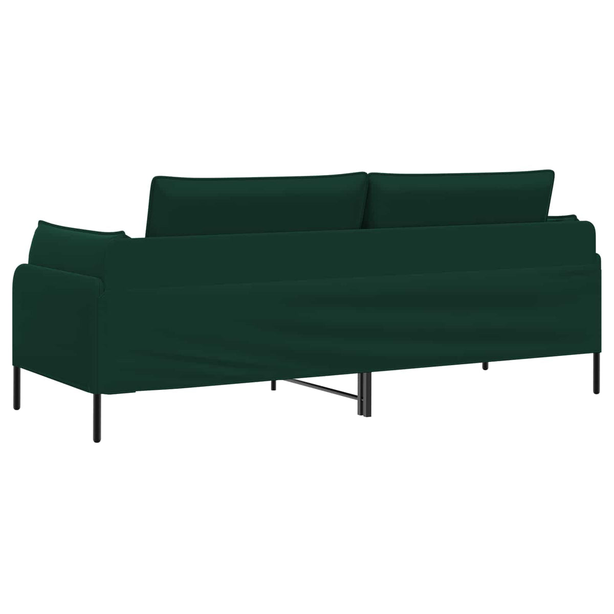 3-Θέσιος καναπές Σκούρο Πράσινο 222 x 81 x 89 εκ. Βελούδο - Pakobazaar
