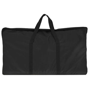Πάγκος έκθεσης Μαύρο και Λευκό 90 x 48 x 200 cm