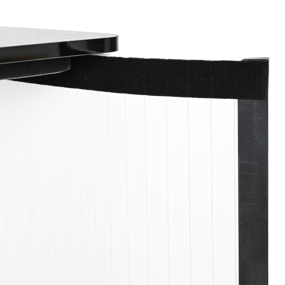 Πάγκος έκθεσης Μαύρο και Λευκό 80 x 40 x 93 cm