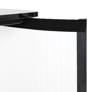 Πάγκος έκθεσης Μαύρο και Λευκό 80 x 40 x 93 cm
