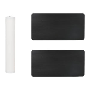 Πάγκος έκθεσης Μαύρο και Λευκό 80 x 40 x 93 cm