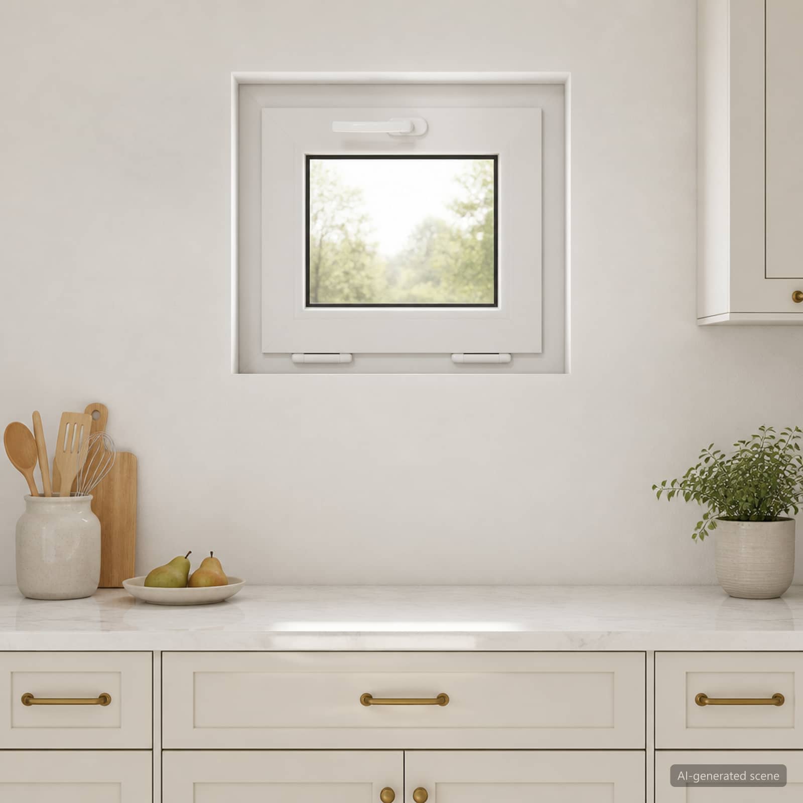 Παράθυρο με Κλίση Υπόγειου RISOR 50 x 45 εκ. - Pakobazaar