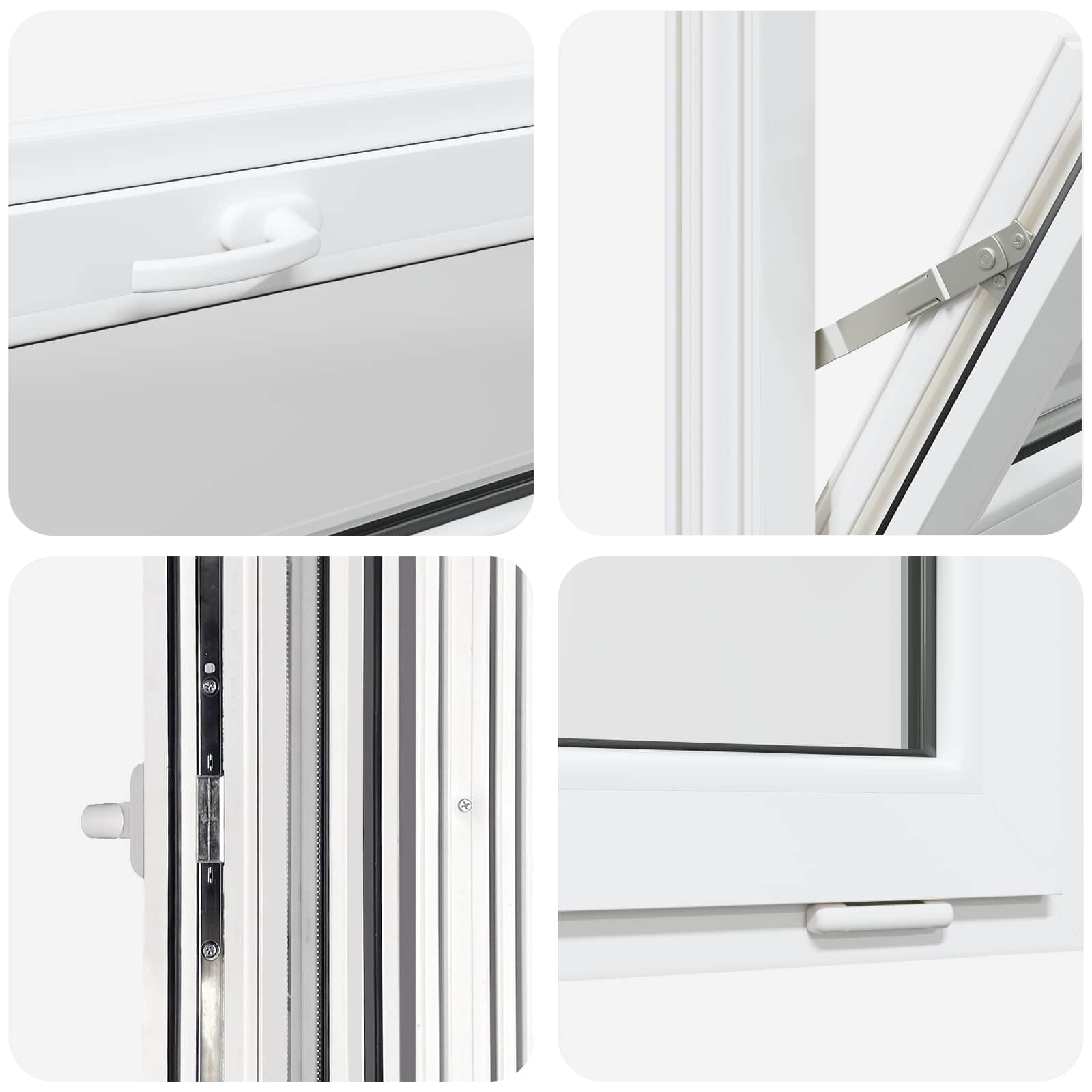 Παράθυρο με Κλίση Υπόγειου RISOR 80 x 45 cm - Pakobazaar