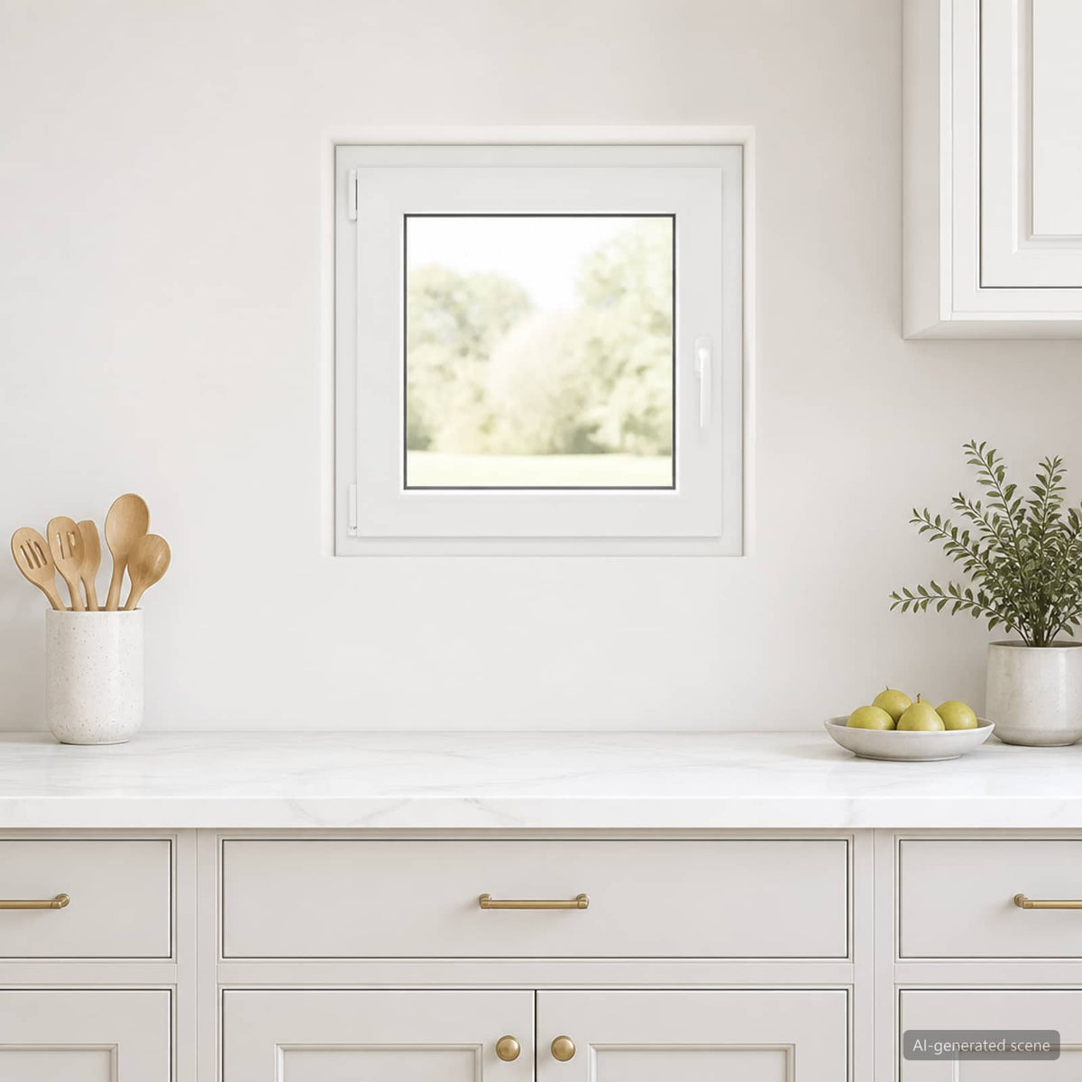 Παράθυρο Κάτω Στρώματος RISOR 60 x 50 cm PVC και Γυαλί - Pakobazaar