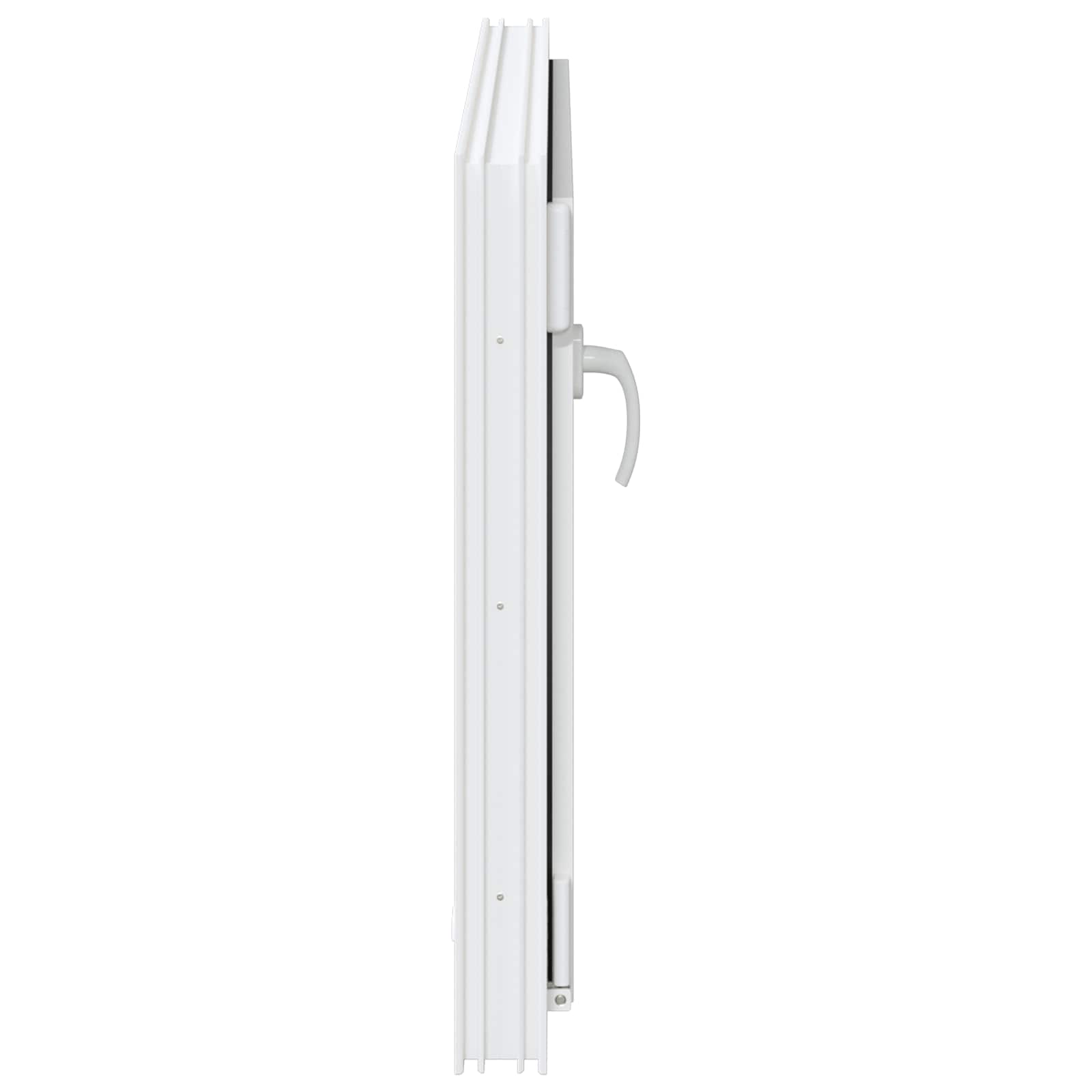 Παράθυρο Κάτω Στρώματος RISOR 95 x 50 εκ. PVC και Γυαλί - Pakobazaar