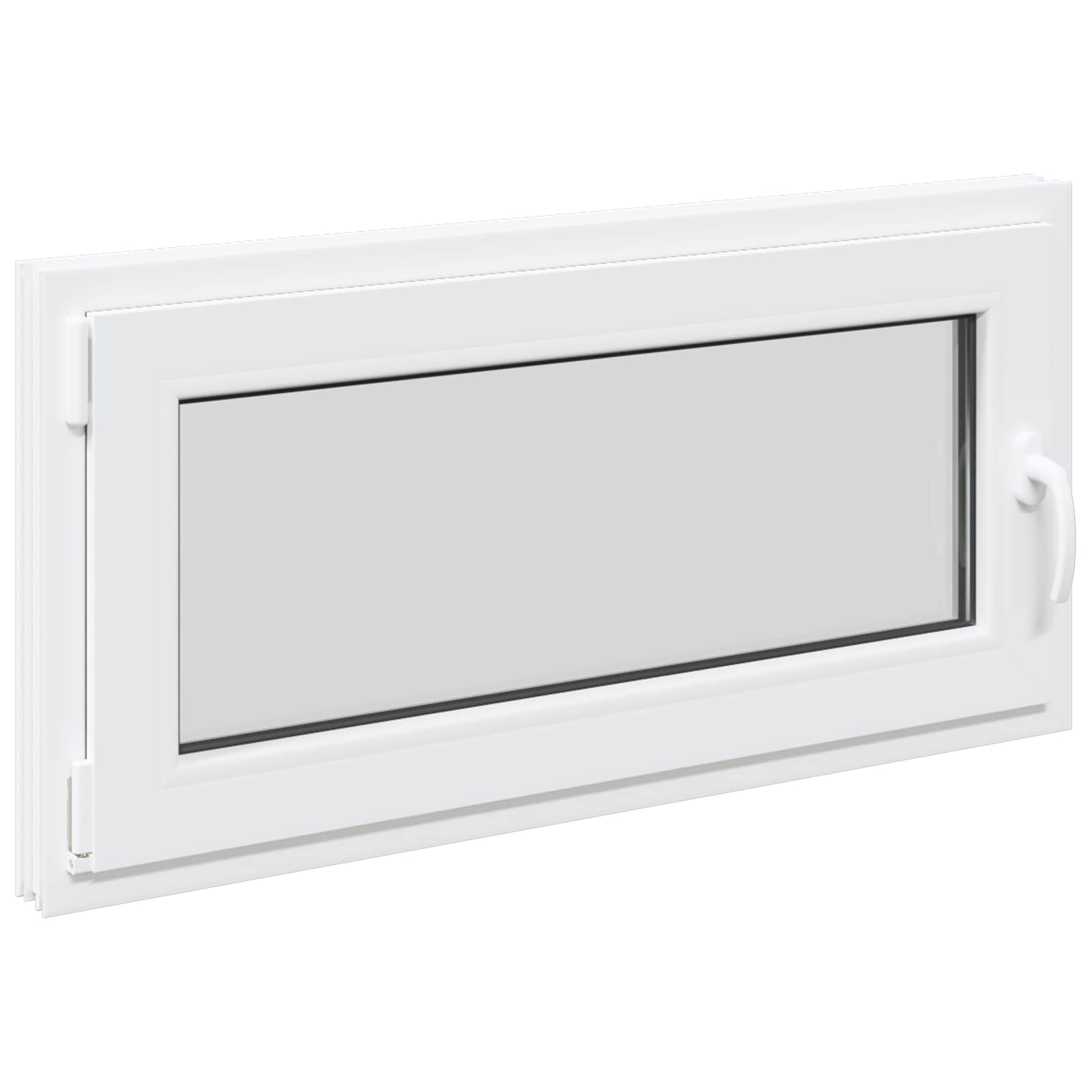 Παράθυρο Κάτω Στρώματος RISOR 50 x 55 εκ PVC και Γυαλί - Pakobazaar
