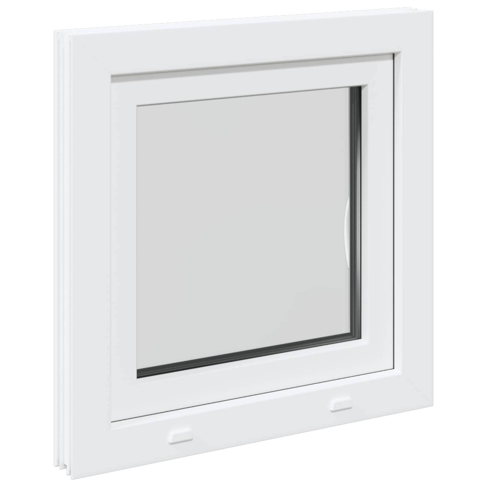 Παράθυρο Κάτω Στρώματος RISOR 55 x 55 εκ PVC και Γυαλί - Pakobazaar