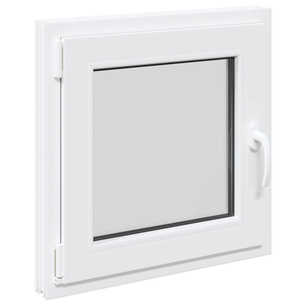 Παράθυρο Κάτω Στρώματος RISOR 55 x 55 εκ PVC και Γυαλί - Pakobazaar