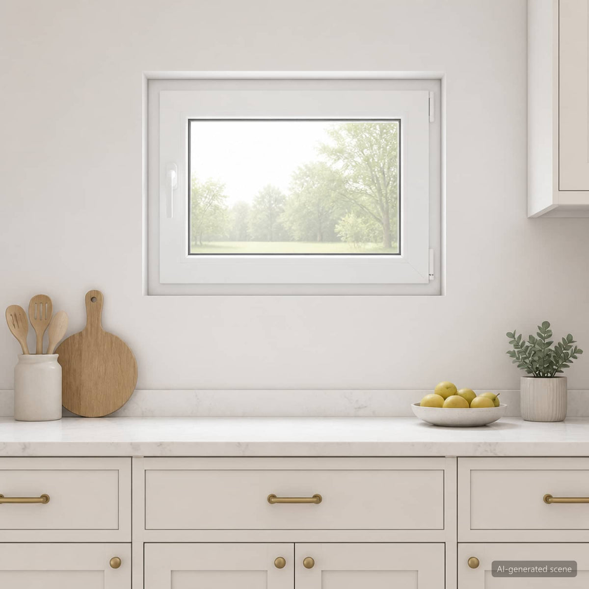 Παράθυρο Κάτω Στρώματος RISOR 80 x 55 cm PVC και Γυαλί - Pakobazaar