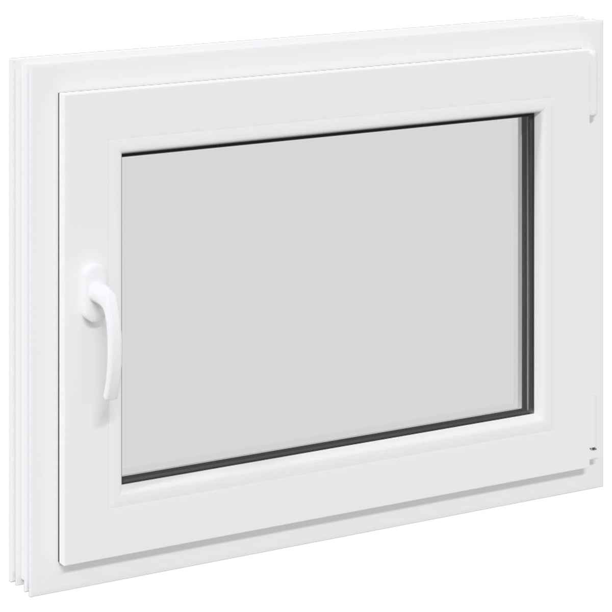 Παράθυρο Κάτω Στρώματος RISOR 80 x 55 cm PVC και Γυαλί - Pakobazaar