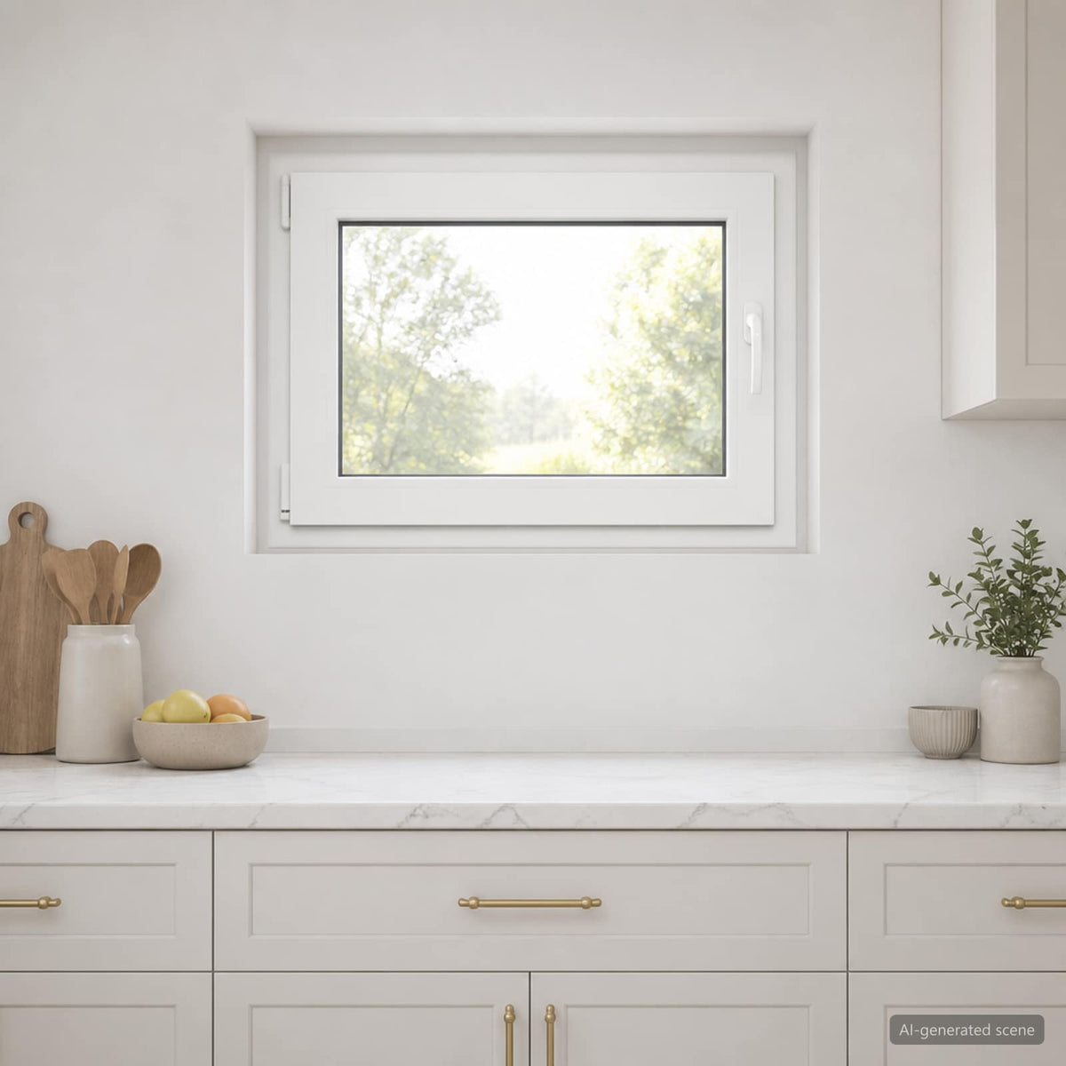 Παράθυρο Κάτω Στρώματος RISOR 80 x 55 cm PVC και Γυαλί - Pakobazaar