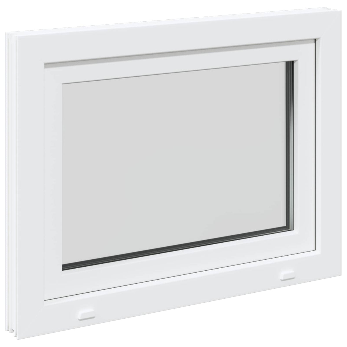 Παράθυρο Κάτω Στρώματος RISOR 80 x 55 cm PVC και Γυαλί - Pakobazaar