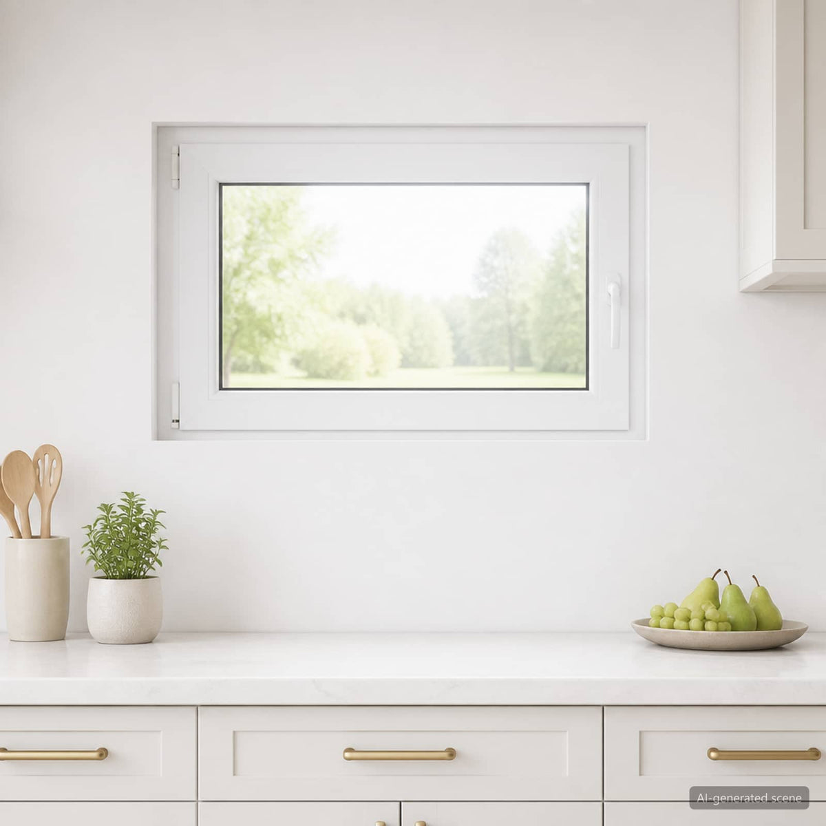 Παράθυρο Κάτω Στρώματος RISOR 90 x 55 cm PVC και Γυαλί - Pakobazaar
