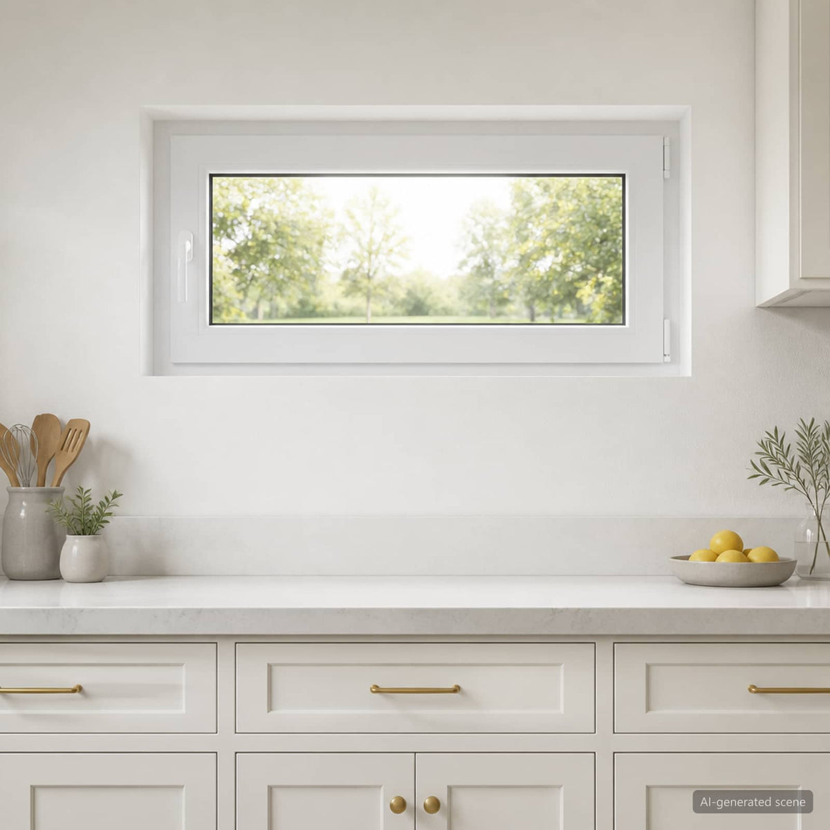 Παράθυρο Κάτω Στρώματος RISOR 100 x 55 cm PVC και Γυαλί - Pakobazaar