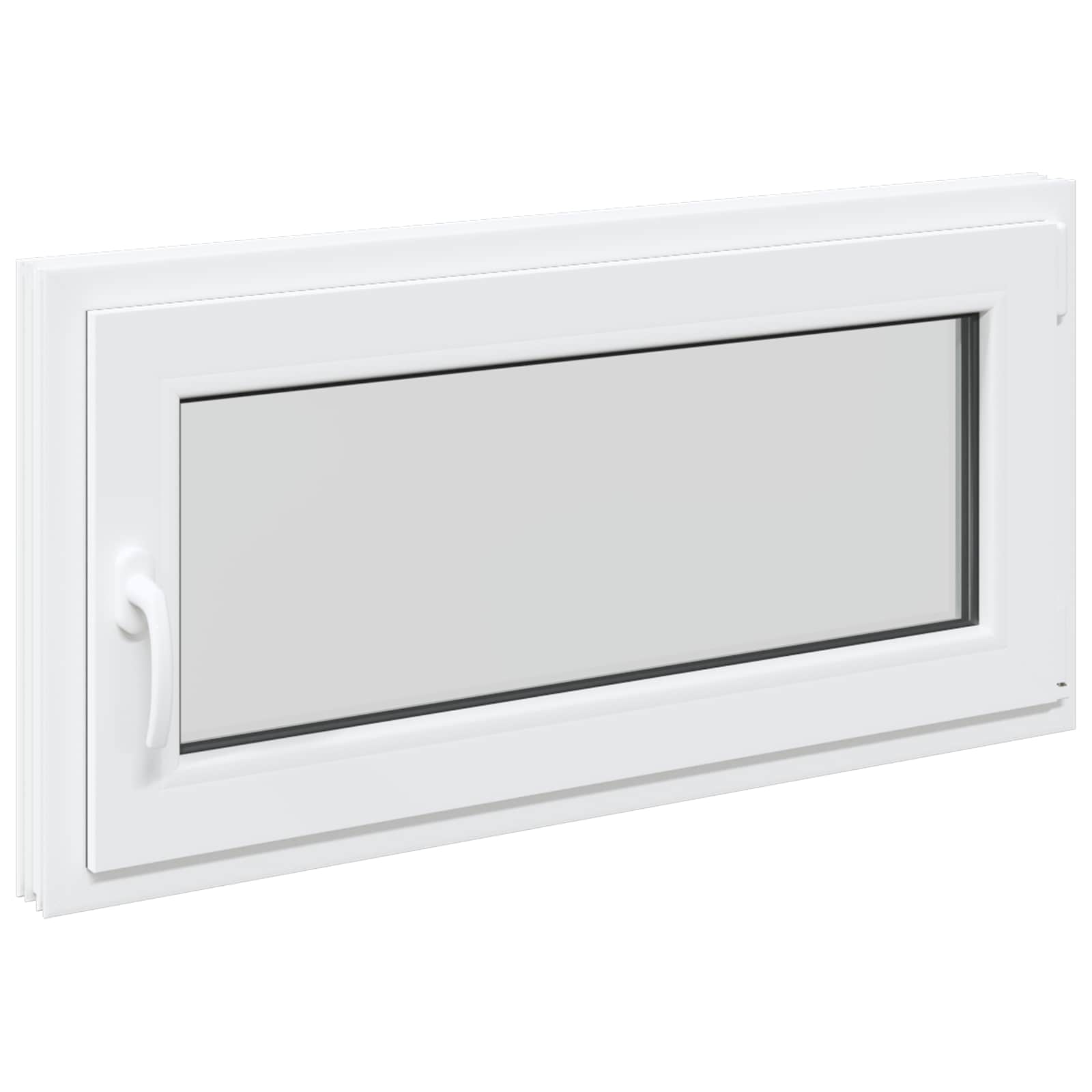 Παράθυρο Κάτω Στρώματος RISOR 50 x 55 εκ PVC και Γυαλί - Pakobazaar