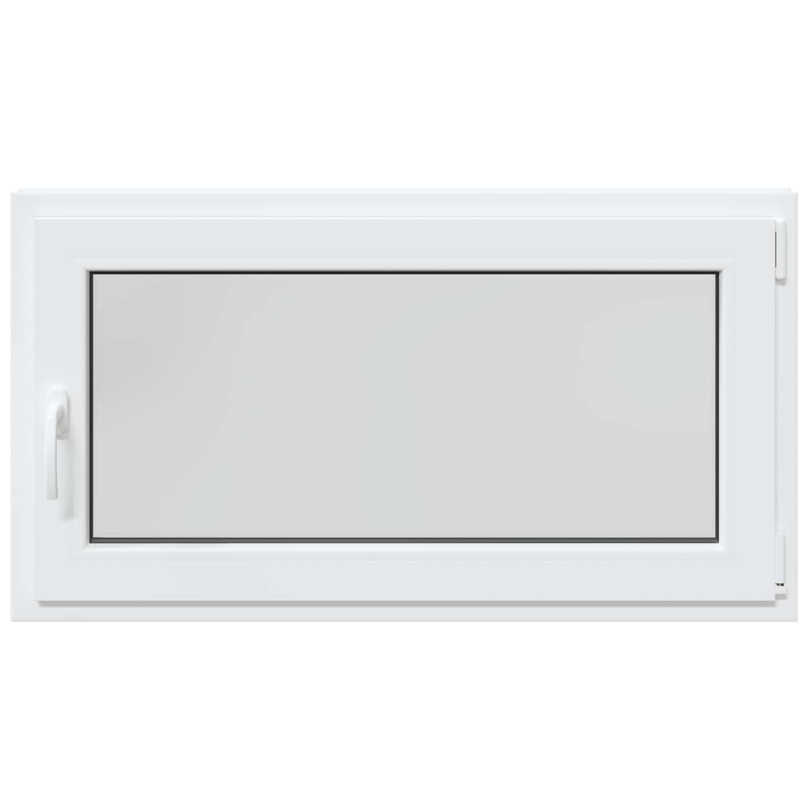 Παράθυρο Κάτω Στρώματος RISOR 110 x 55 εκ. PVC και Γυαλί - Pakobazaar
