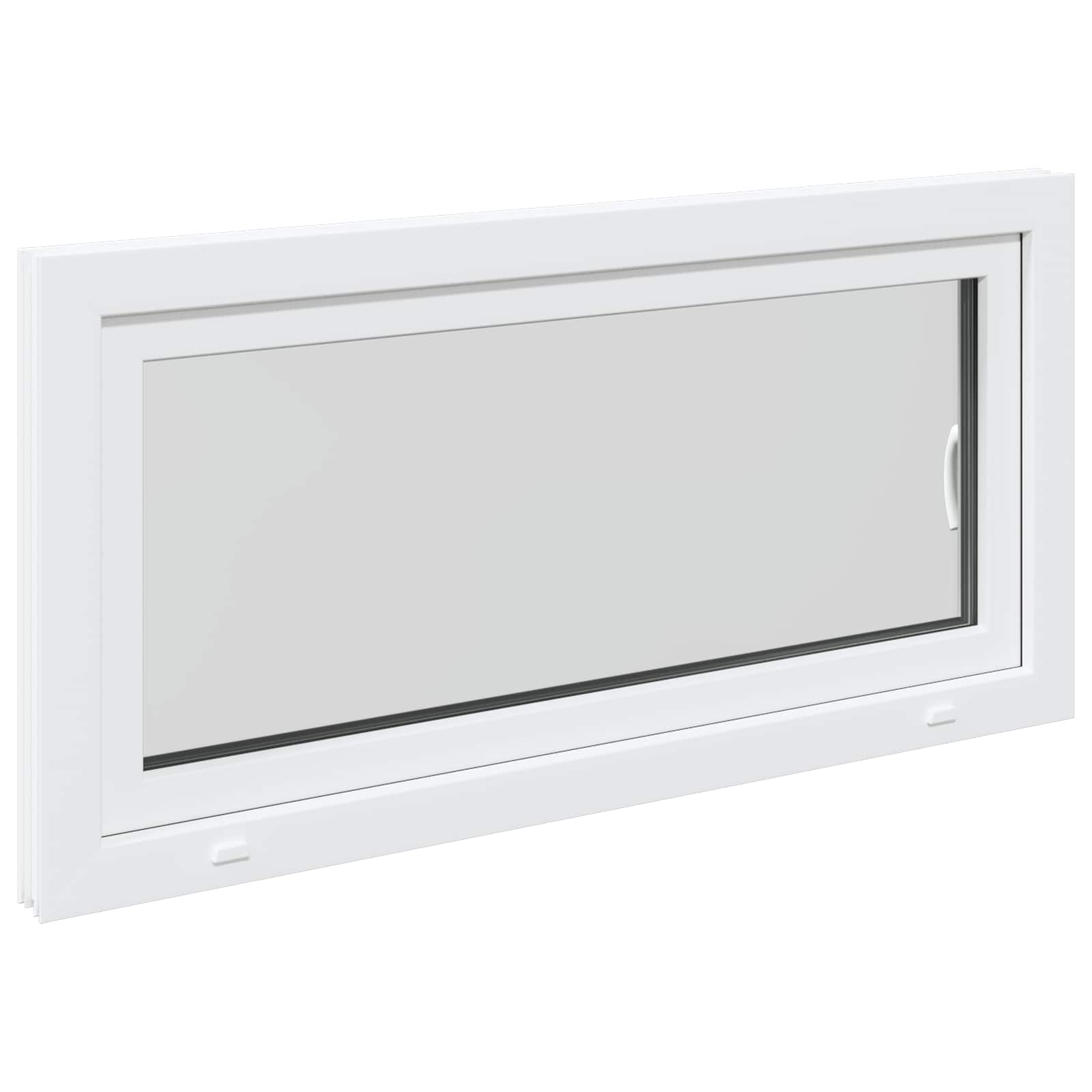 Παράθυρο Κάτω Στρώματος RISOR 50 x 55 εκ PVC και Γυαλί - Pakobazaar