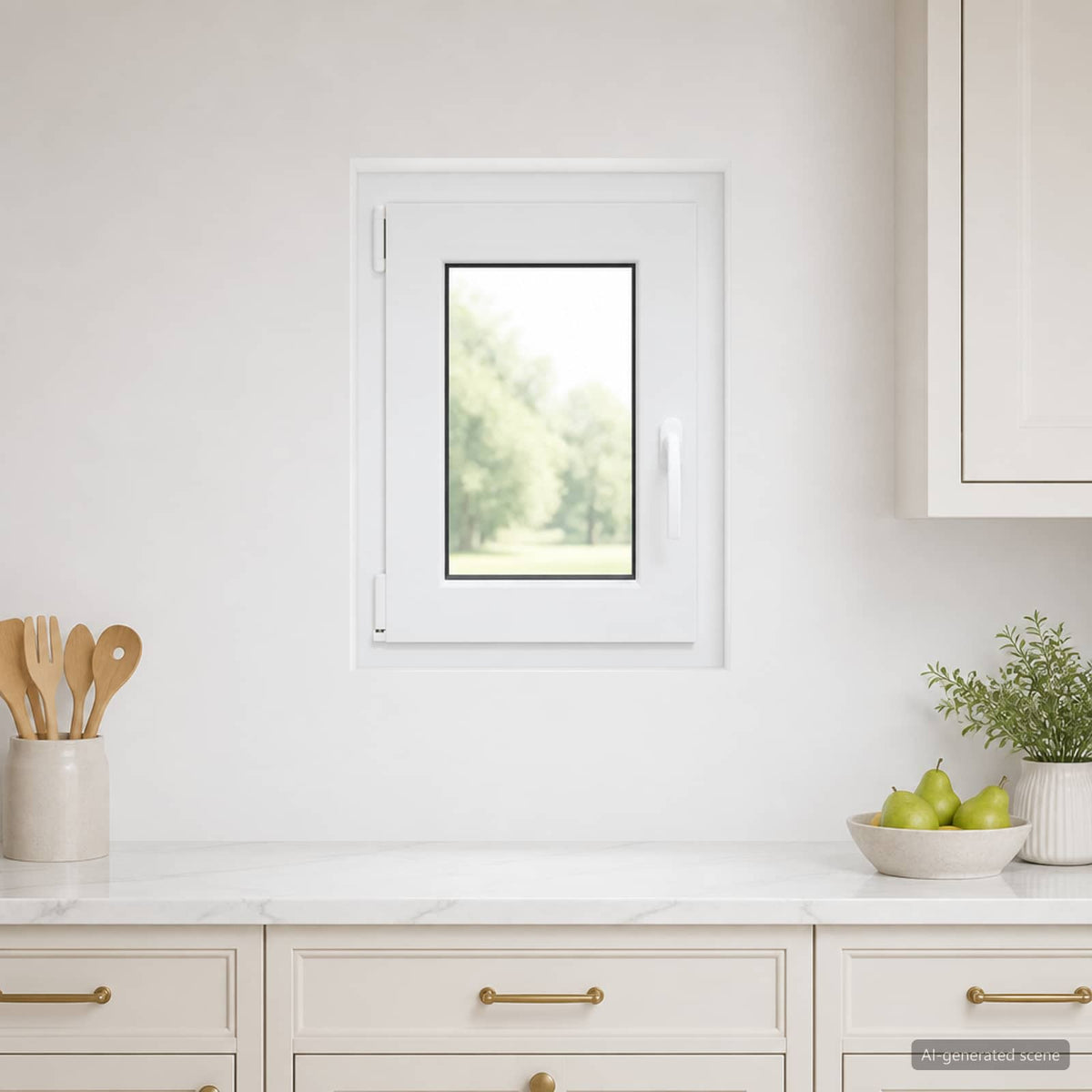 Παράθυρο Κάτω Στρώματος RISOR 40 x 60 cm PVC και Γυαλί - Pakobazaar