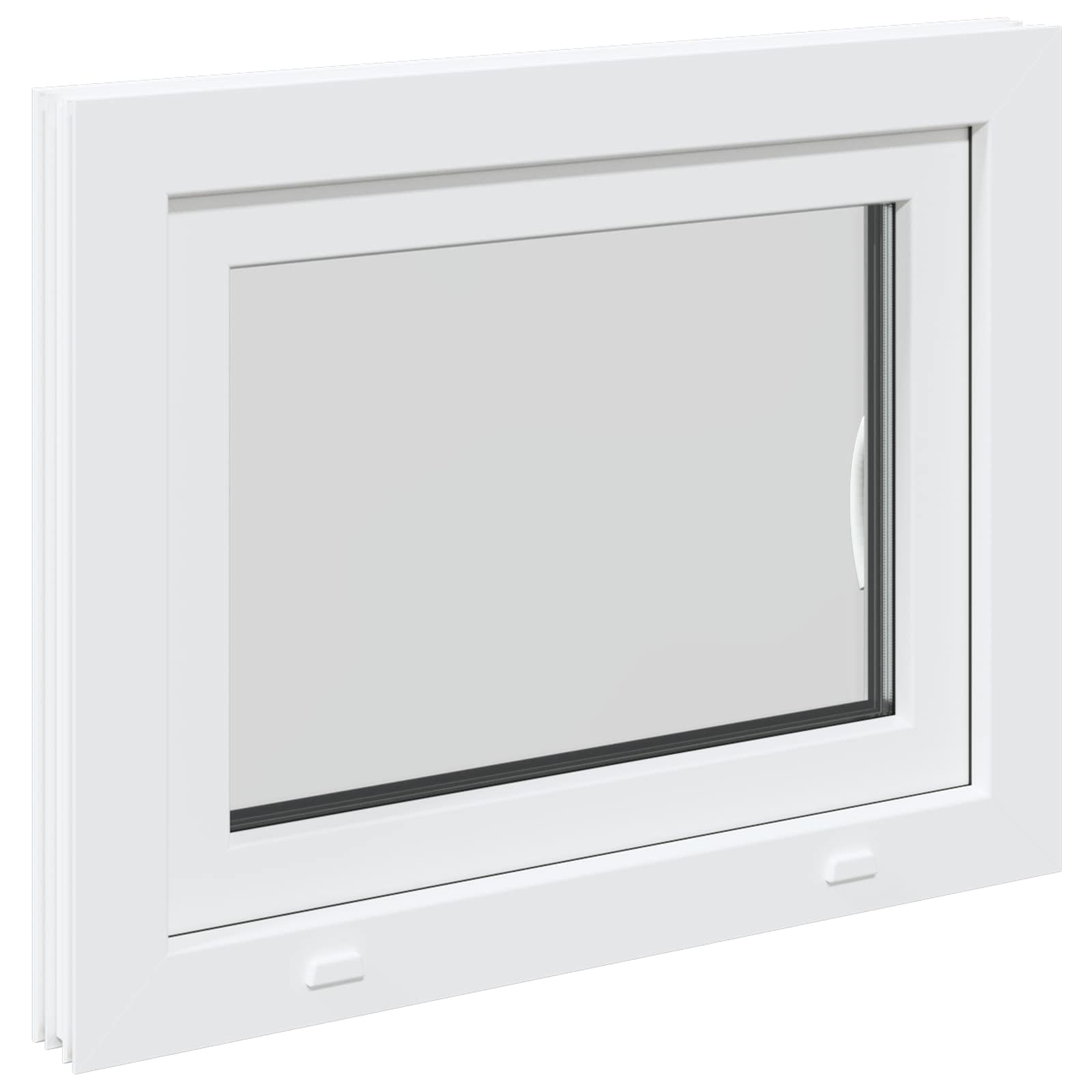 Παράθυρο Κάτω Στρώματος RISOR 70 x 60 cm PVC και Γυαλί - Pakobazaar