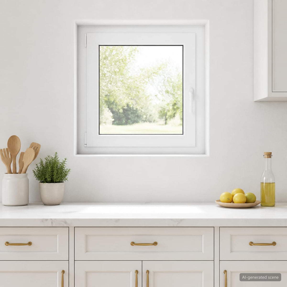 Παράθυρο Κάτω Στρώματος RISOR 70 x 70 cm PVC και Γυαλί - Pakobazaar