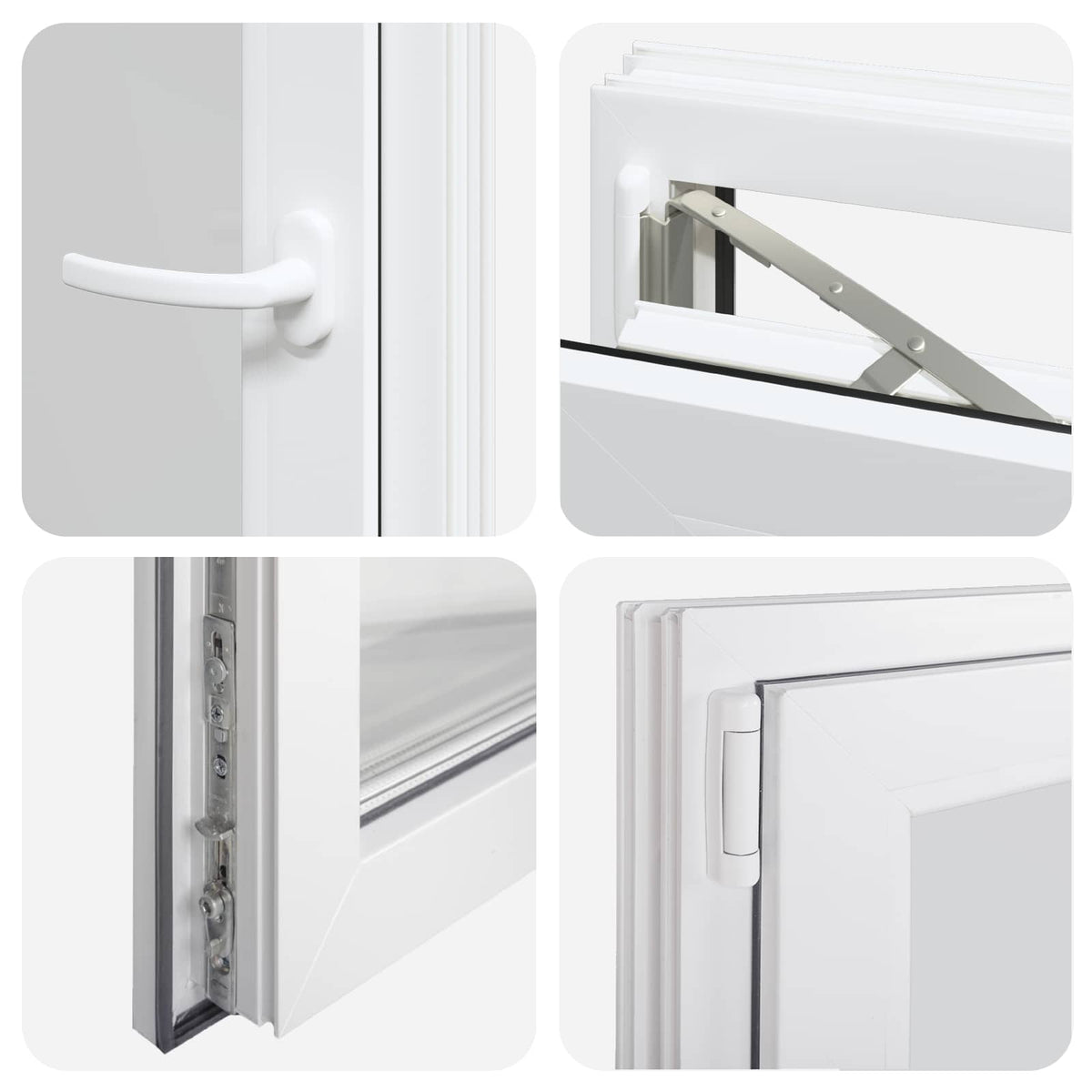 Παράθυρο Κάτω Στρώματος RISOR 50 x 100 cm PVC και Γυαλί - Pakobazaar