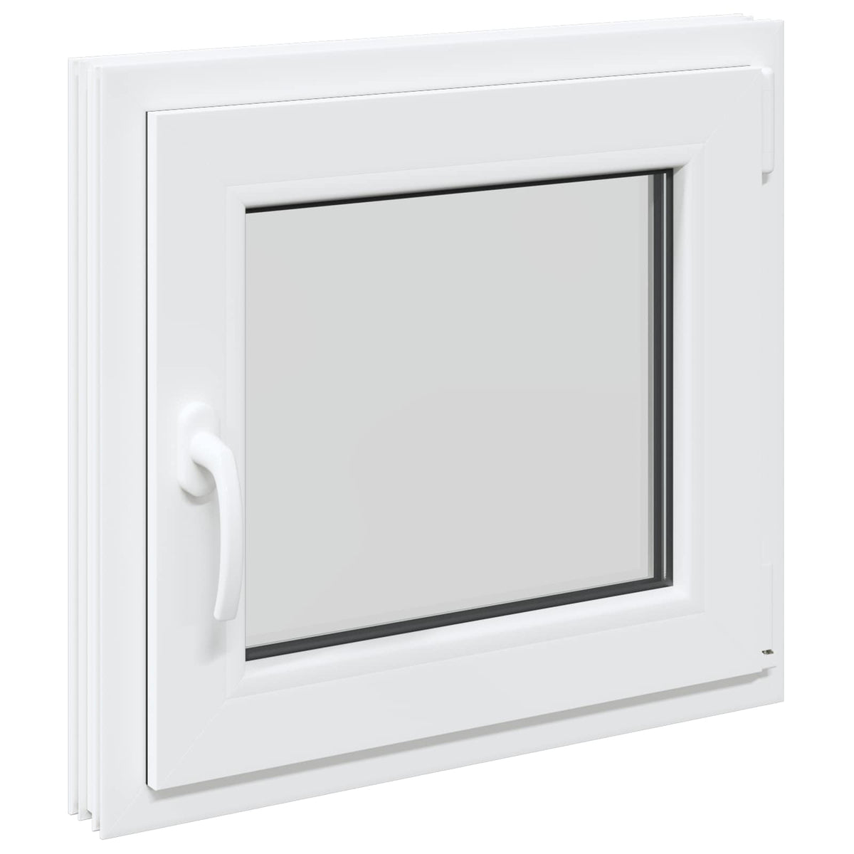 Παράθυρο Κάτω Στρώματος RISOR 55 x 50 εκ. PVC και Γυαλί - Pakobazaar
