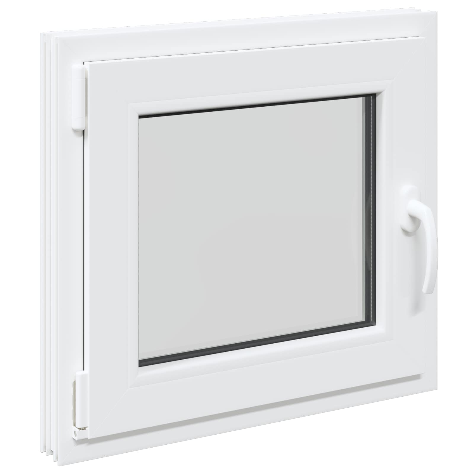 Παράθυρο Κάτω Στρώματος RISOR 55 x 50 εκ. PVC και Γυαλί - Pakobazaar