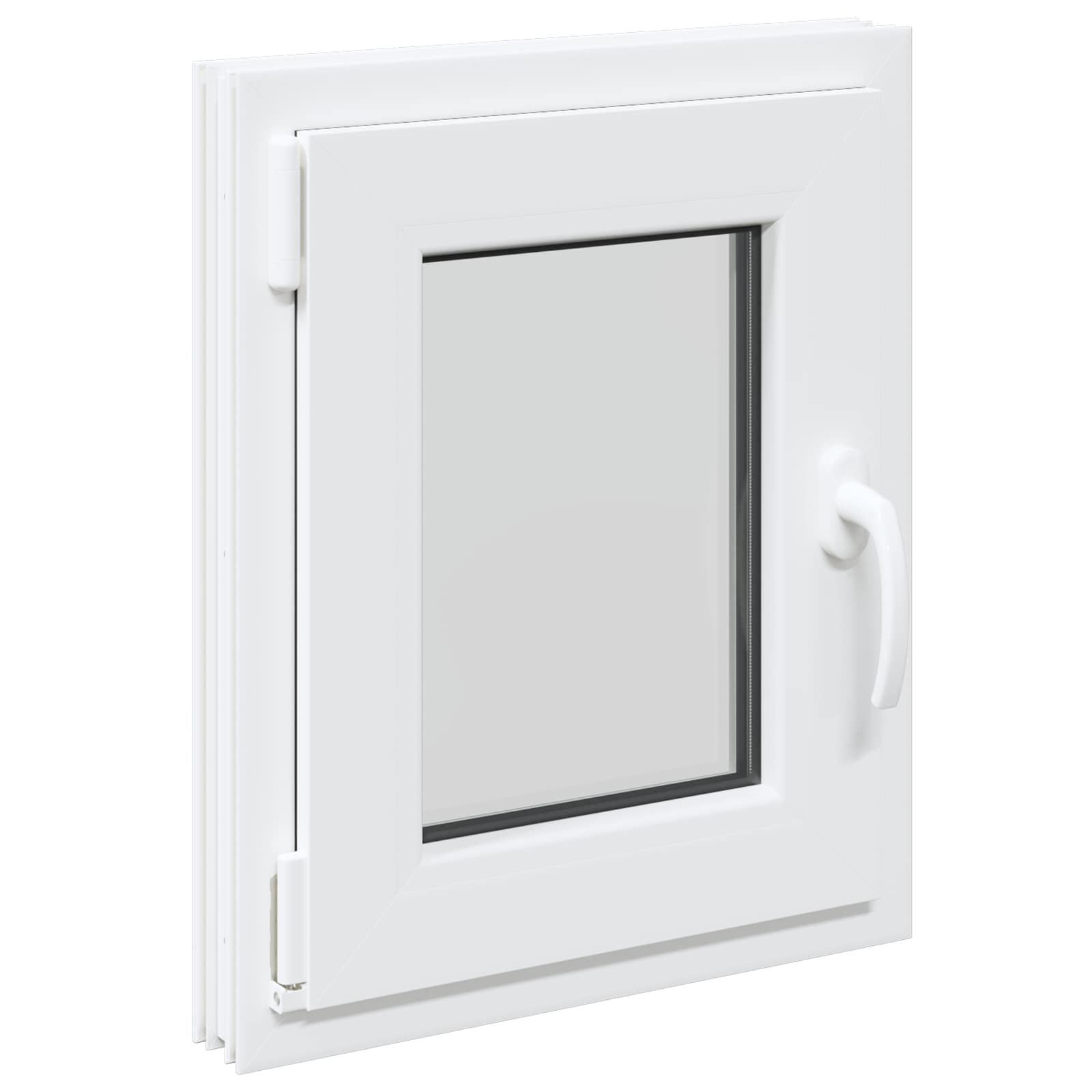 Παράθυρο Κάτω Στρώματος RISOR 50 x 55 εκ PVC και Γυαλί - Pakobazaar