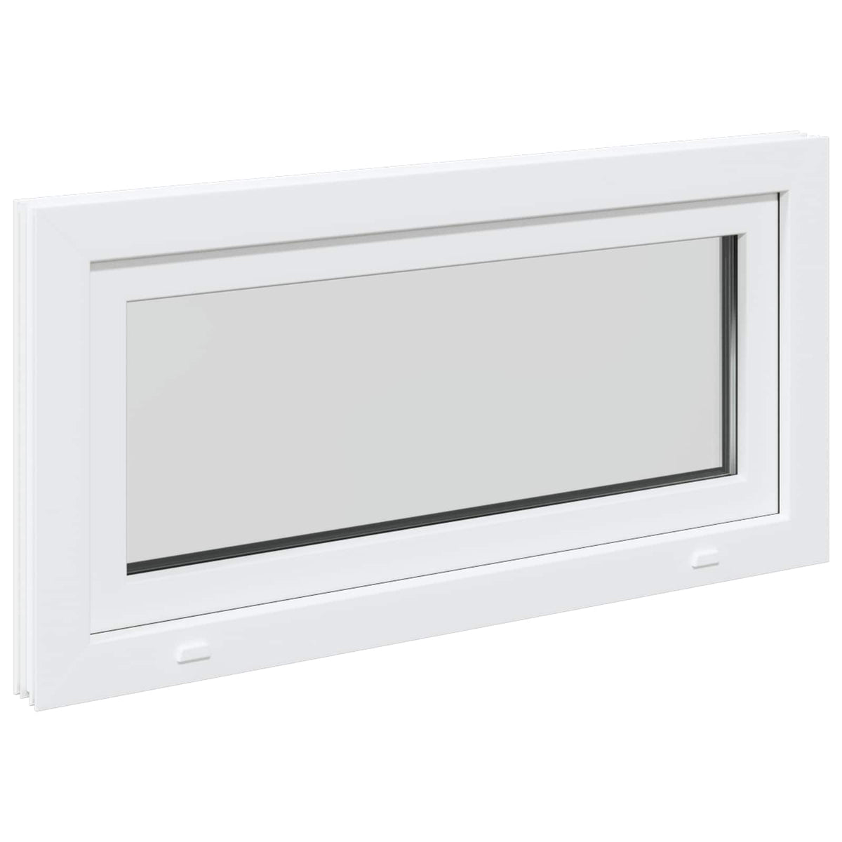 Παράθυρο Κάτω Στρώματος RISOR 50 x 55 εκ PVC και Γυαλί - Pakobazaar