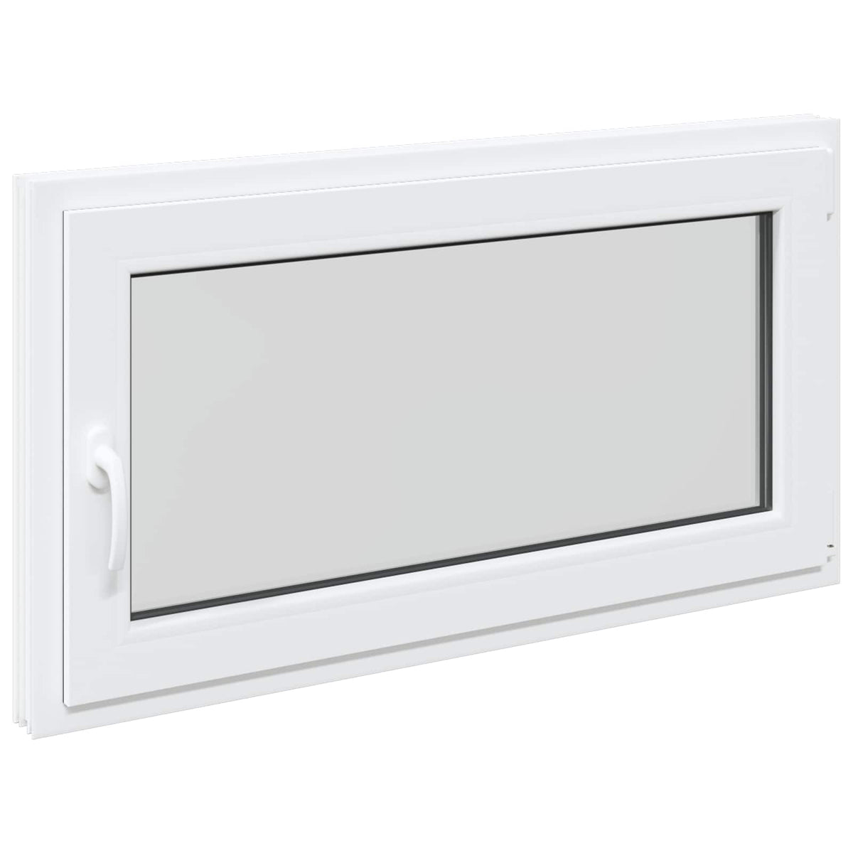 Παράθυρο Κάτω Στρώματος RISOR 110 x 55 εκ. PVC και Γυαλί - Pakobazaar