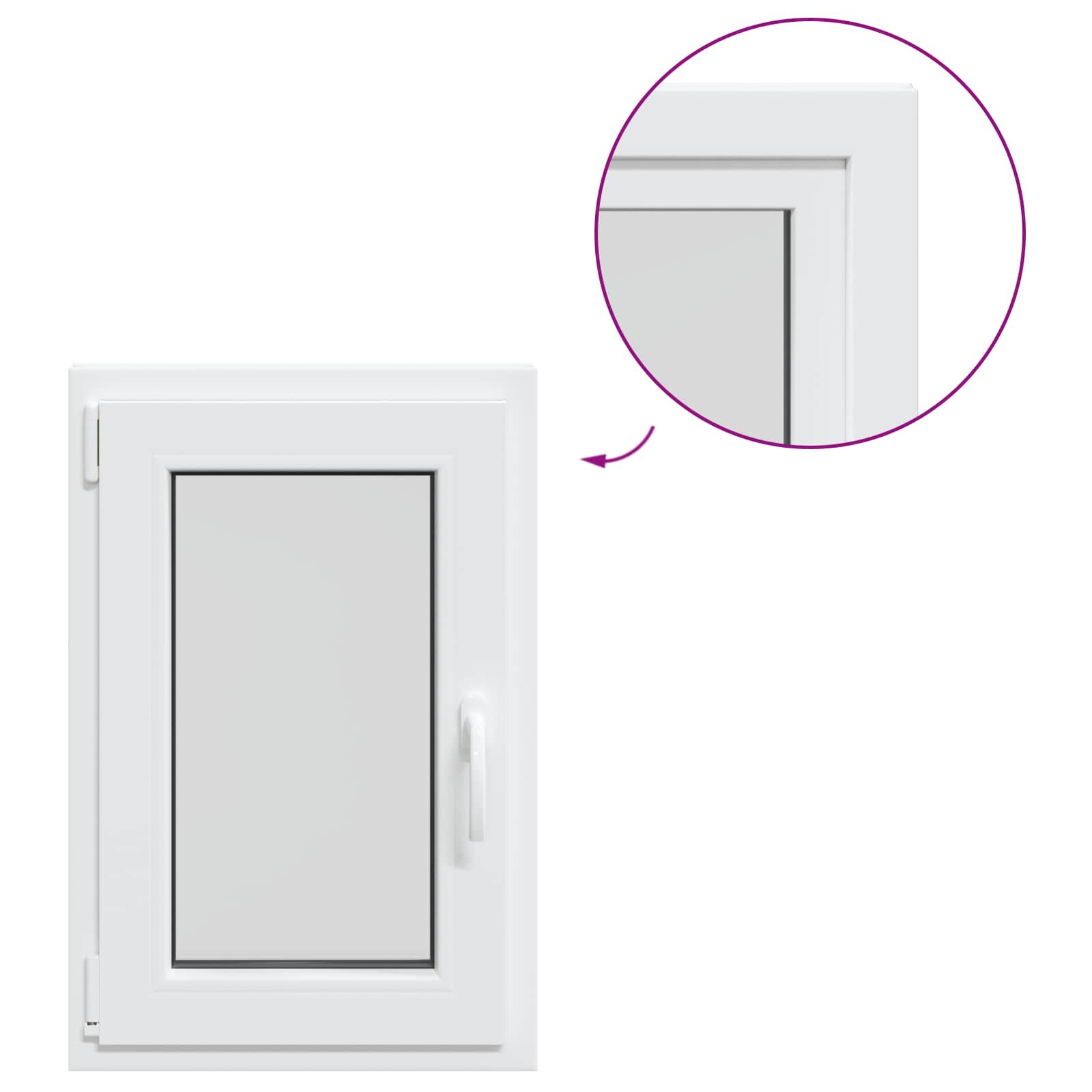Παράθυρο Κάτω Στρώματος RISOR 50 x 70 cm PVC και Γυαλί - Pakobazaar