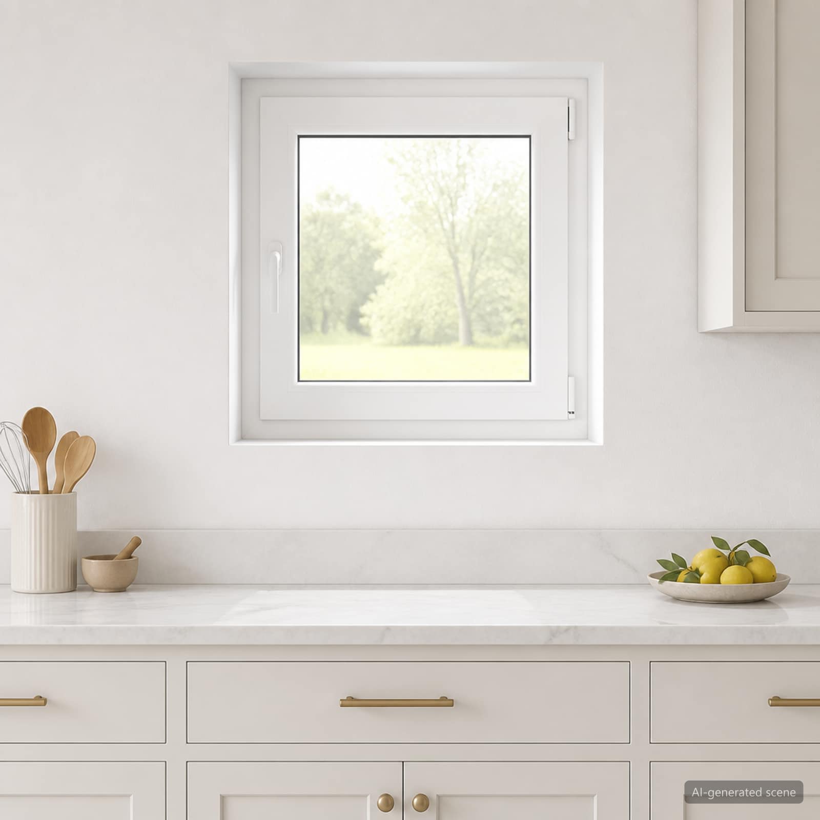 Παράθυρο Κάτω Στρώματος RISOR 70 x 70 cm PVC και Γυαλί - Pakobazaar