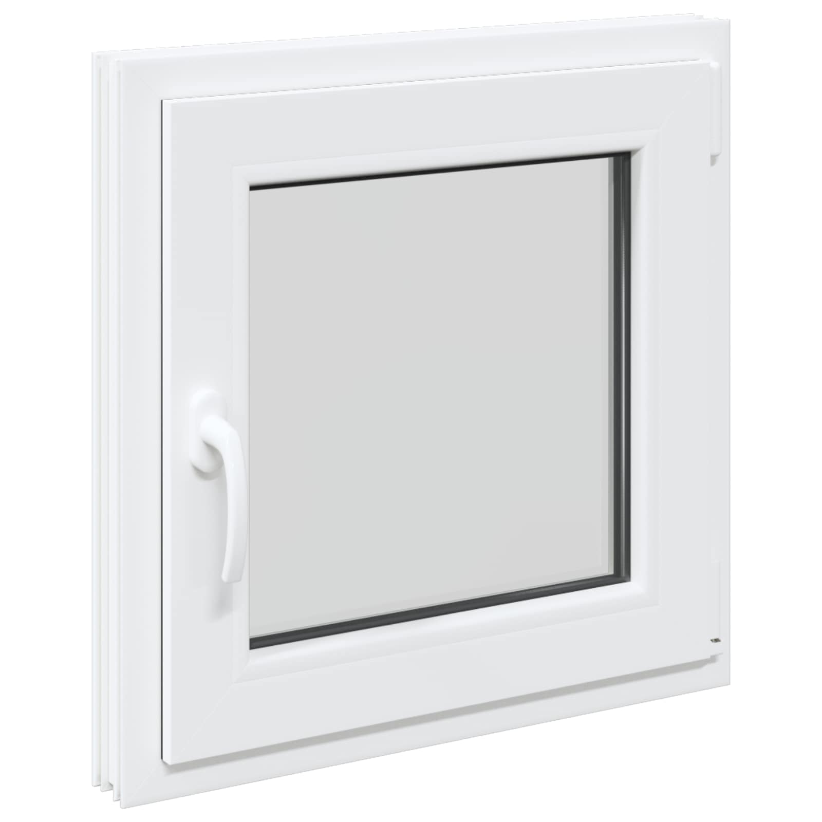 Παράθυρο Κάτω Στρώματος RISOR 70 x 70 cm PVC και Γυαλί - Pakobazaar