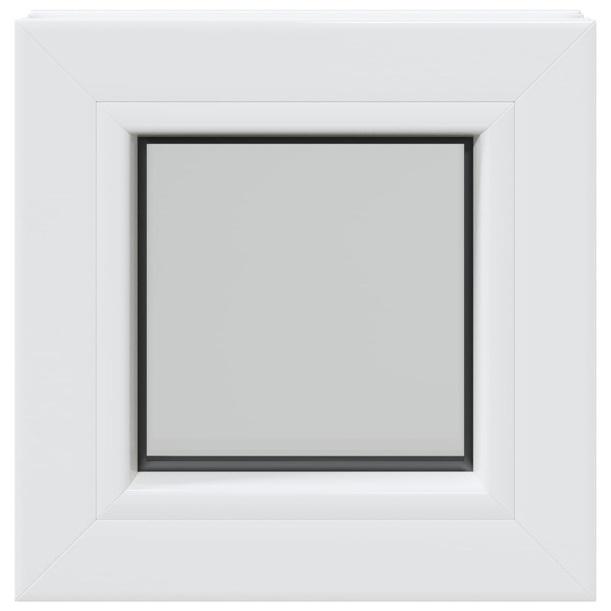 Παράθυρο Υπογείου RISOR 30 x 30 cm PVC και Γυαλί - Pakobazaar