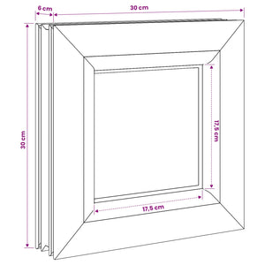 Παράθυρο Υπογείου RISOR 30 x 30 cm PVC και Γυαλί - Pakobazaar