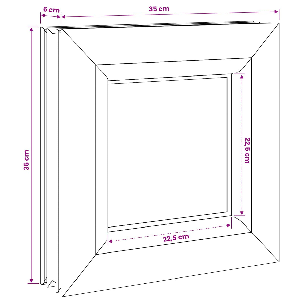 Παράθυρο Υπογείου RISOR 35 x 35 cm PVC και Γυαλί - Pakobazaar