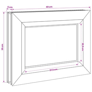 Παράθυρο Υπογείου RISOR 40 x 35 εκ. PVC και Γυαλί - Pakobazaar