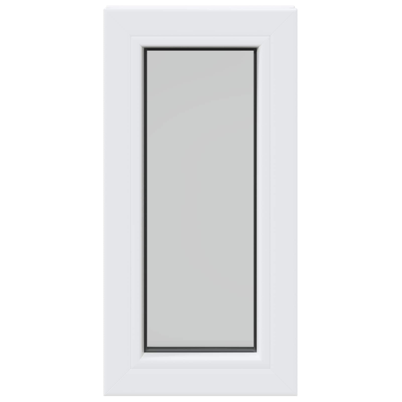 Παράθυρο Υπογείου RISOR 35 x 55 εκ PVC και Γυαλί - Pakobazaar