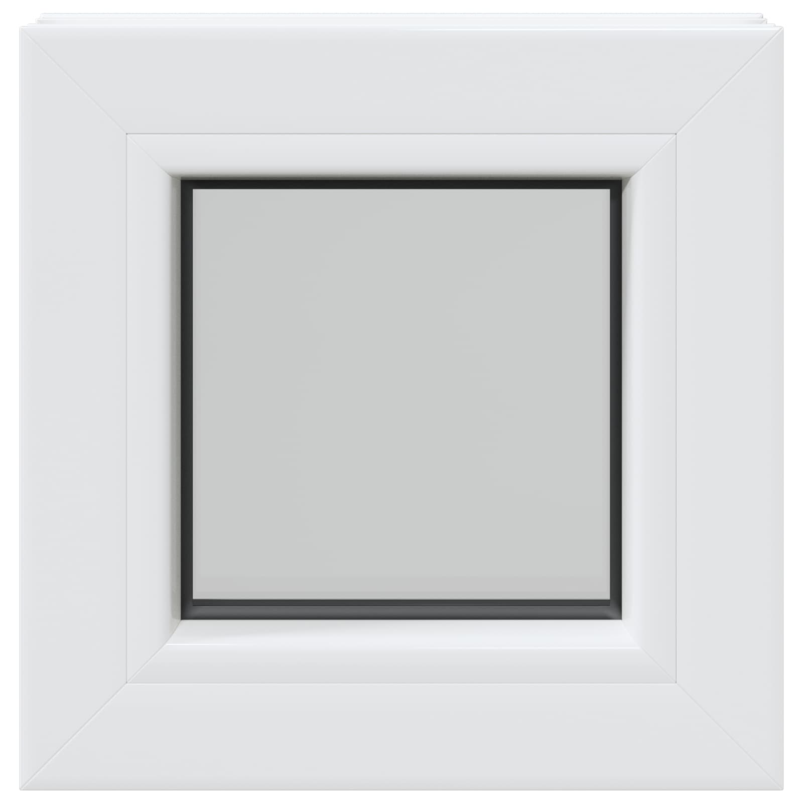 Παράθυρο Υπογείου RISOR 30 x 30 cm PVC και Γυαλί - Pakobazaar