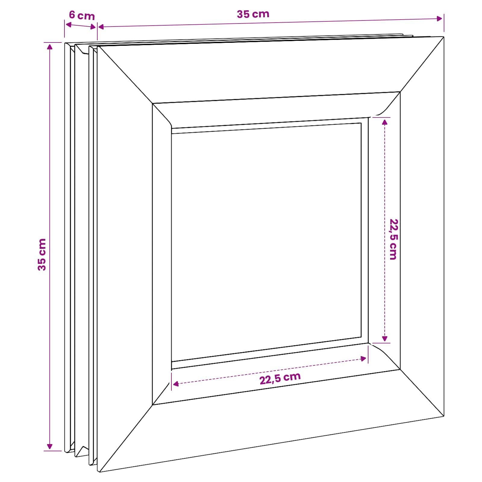 Παράθυρο Υπογείου RISOR 35 x 35 cm PVC και Γυαλί - Pakobazaar