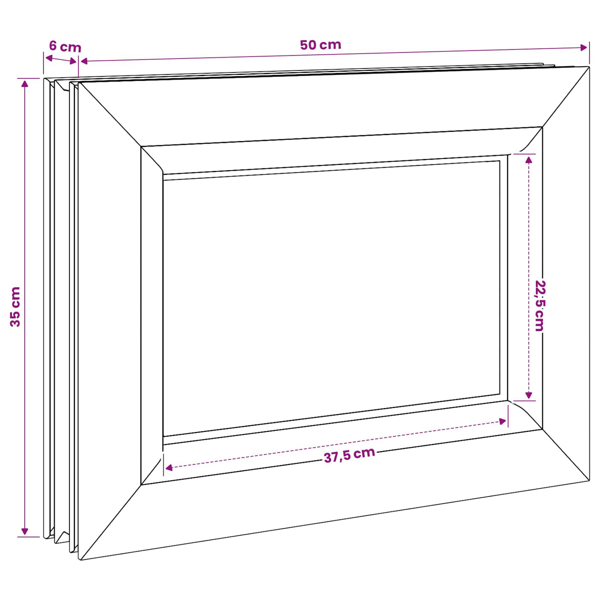 Παράθυρο Υπογείου RISOR 50 x 35 cm PVC και Γυαλί - Pakobazaar