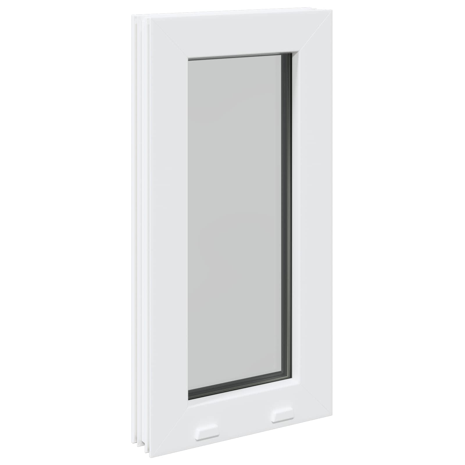 Παράθυρο Υπογείου RISOR 30 x 45 εκ PVC και Γυαλί