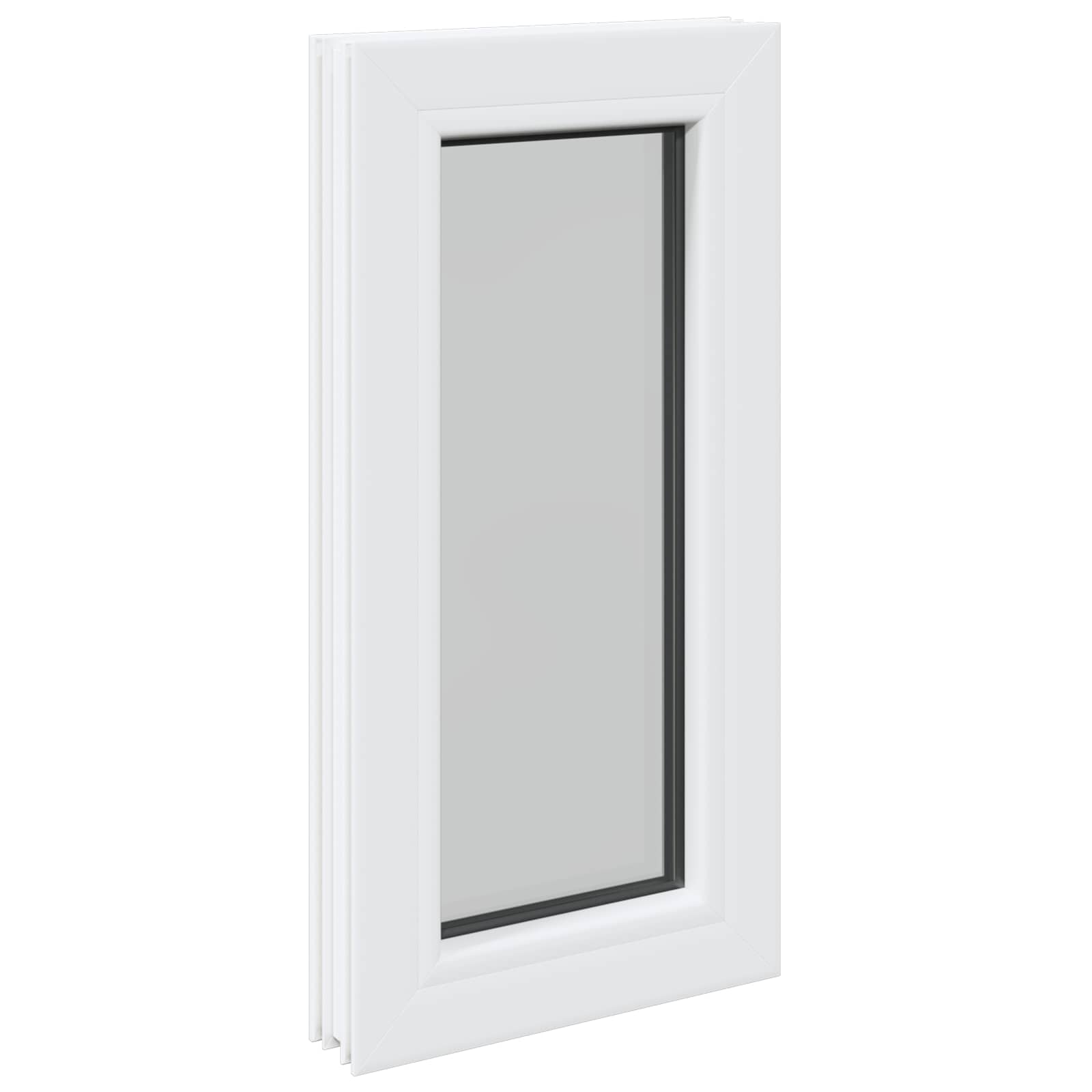 Παράθυρο Υπογείου RISOR 35 x 45 εκ PVC και Γυαλί