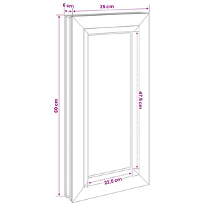 Παράθυρο Υπογείου RISOR 35 x 60 cm PVC και Γυαλί - Pakobazaar