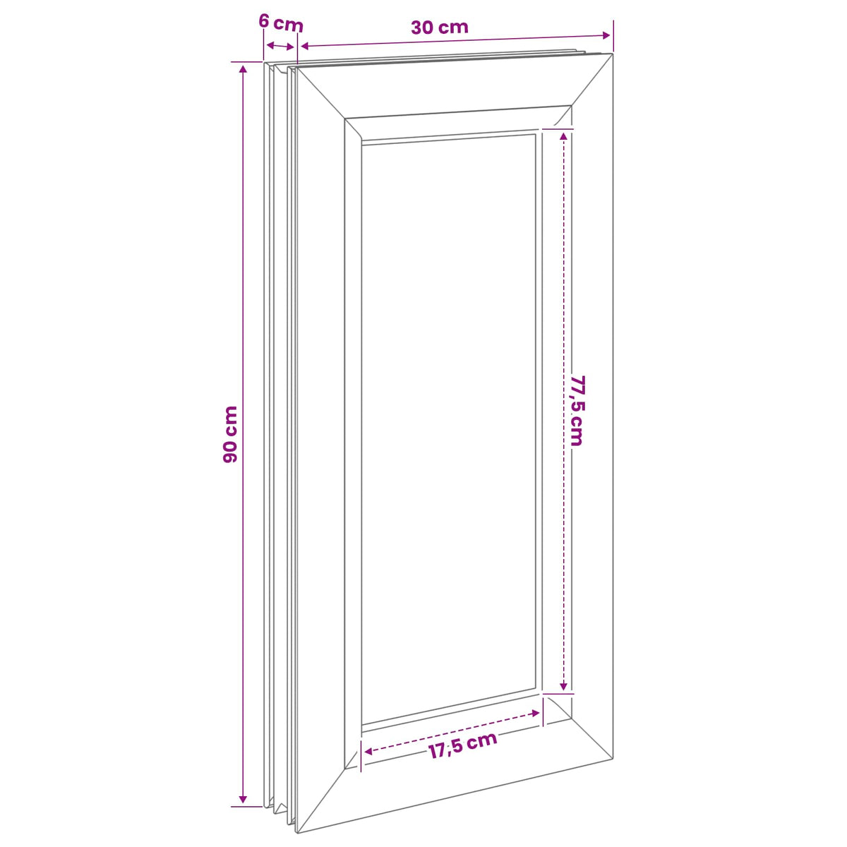 Παράθυρο Υπογείου RISOR 30 x 90 cm PVC και Γυαλί - Pakobazaar